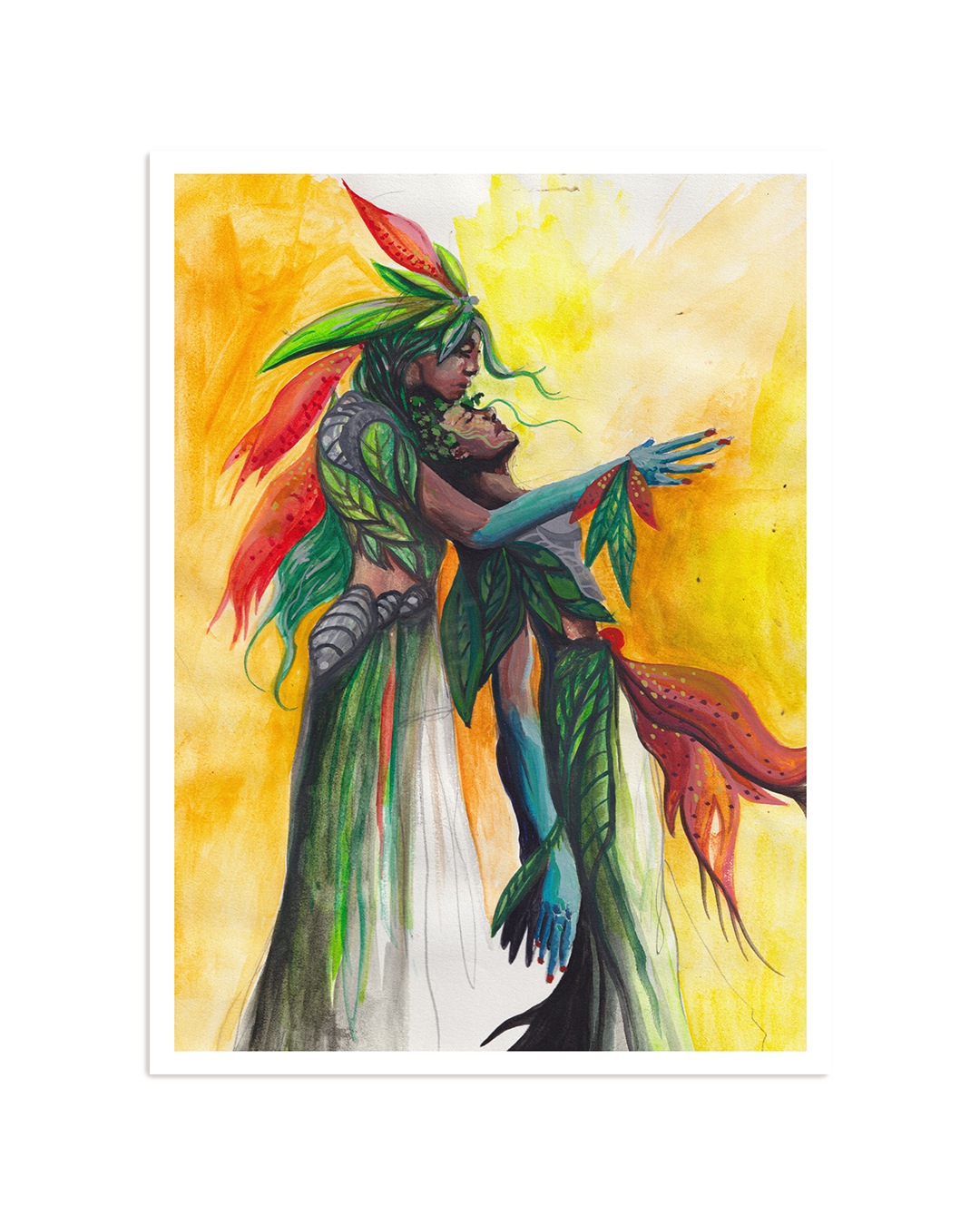 The Twins — Limited Edition Fine Art Print - 18 x 24in – Gianni