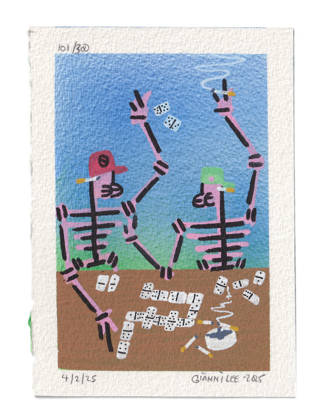 "Dominoes" - Drawing  #101 of 300
