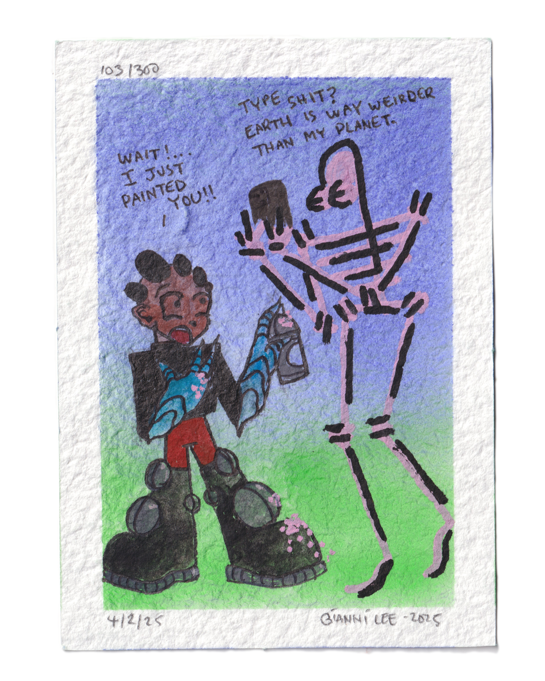 "Comic Strip Concept" - Drawing  #103 of 300