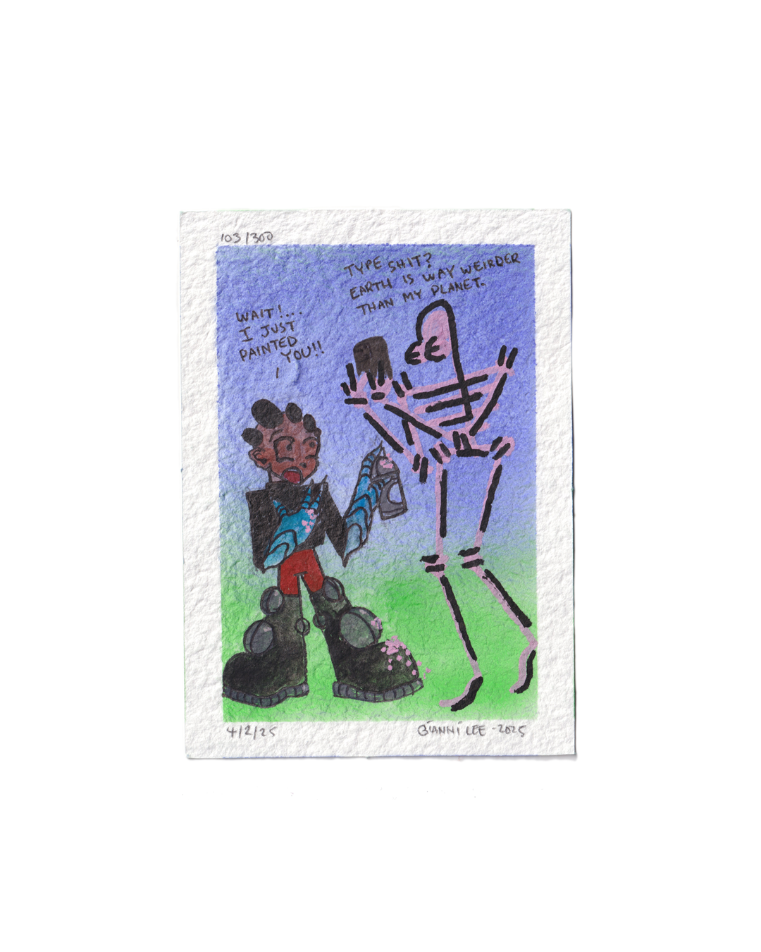 "Comic Strip Concept" - Drawing  #103 of 300