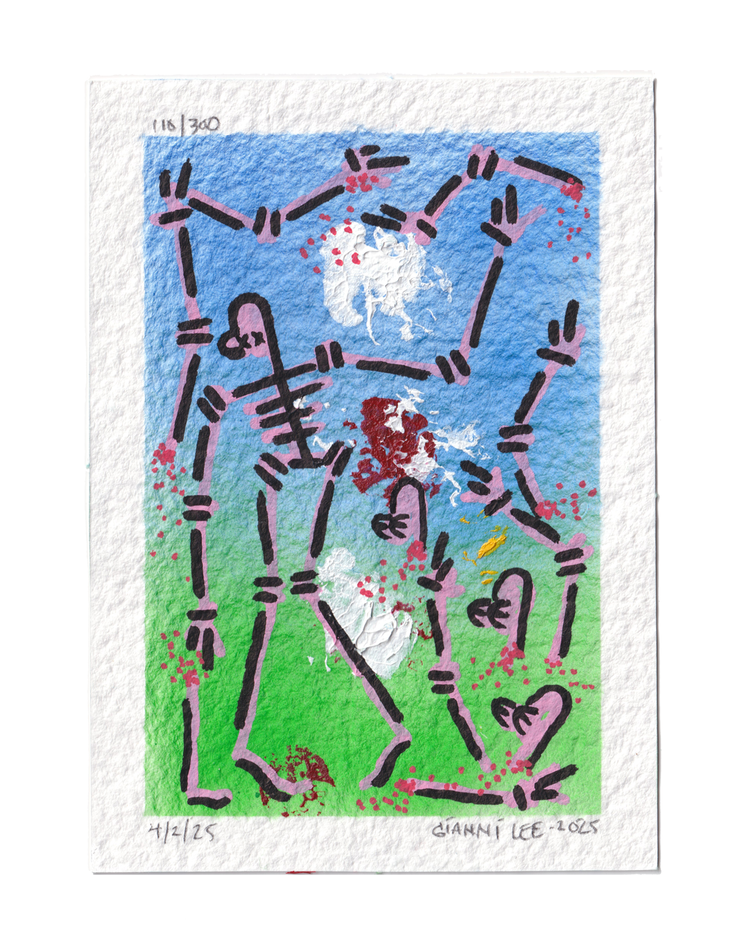 "Mistakes Are Beautiful" - Drawing  #110 of 300