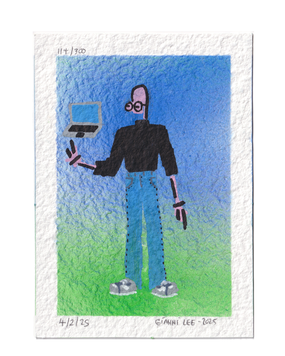 "Jobs" - Drawing  #114 of 300