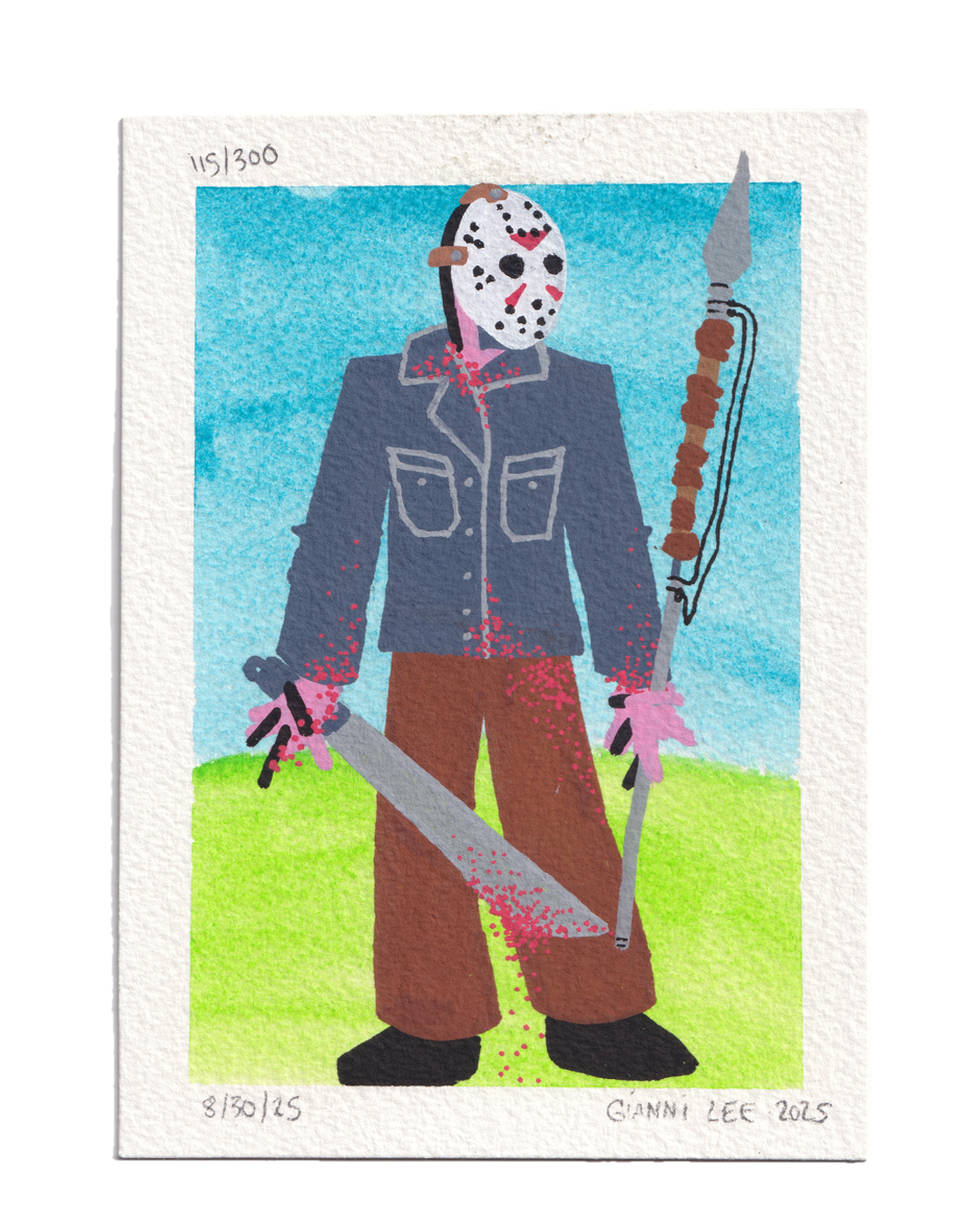 The Masked Laborer - Drawing #115 of 300
