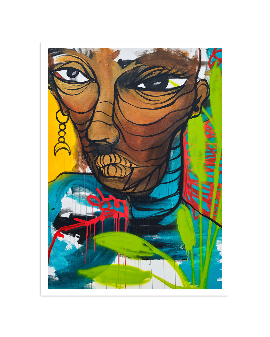 Augmentation: Mesh Archive Tooled Shirt ( Unisex ) + Fine Art Print Bundle