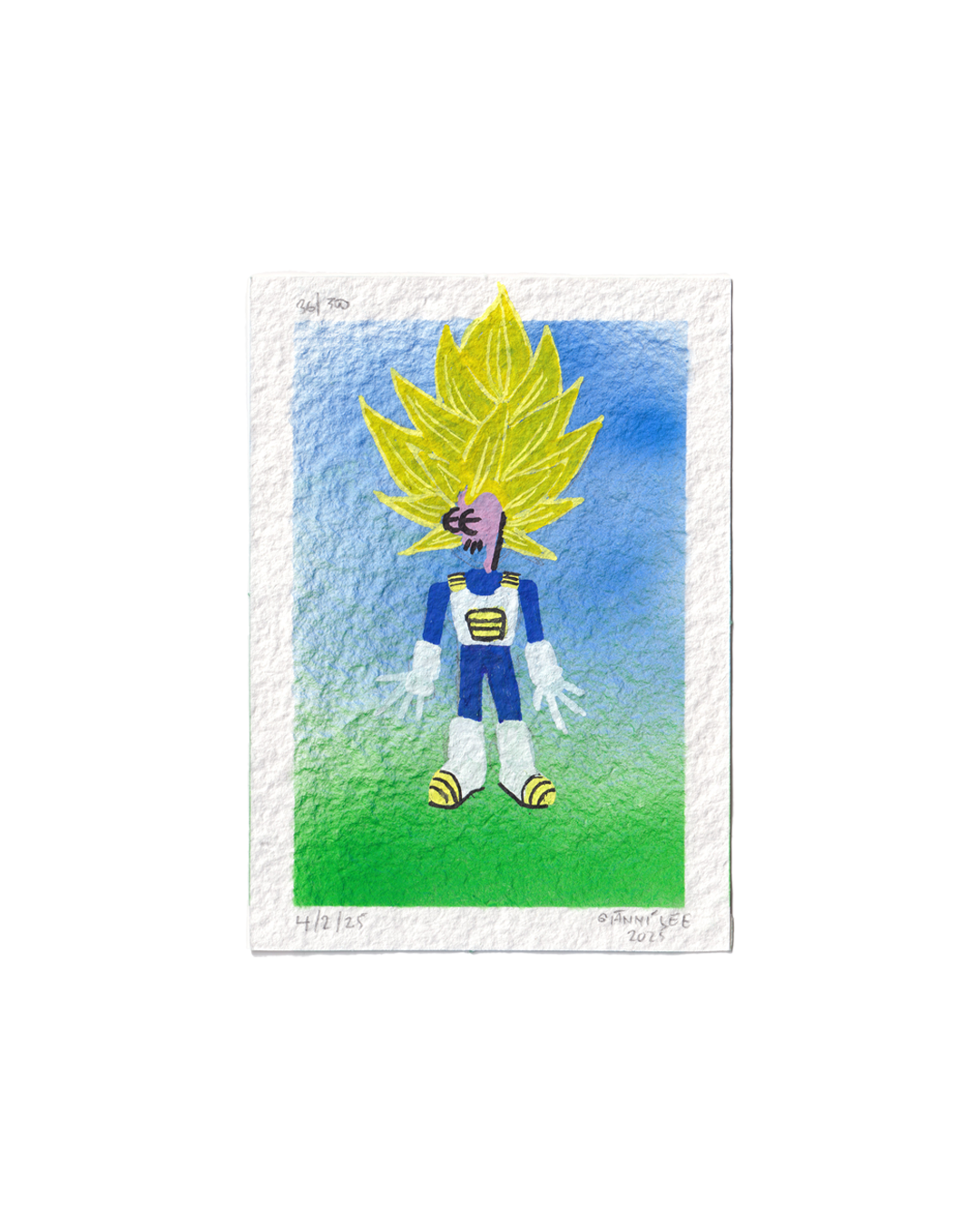 "The Prince of All Saiyans" - Drawing  #36 of 300