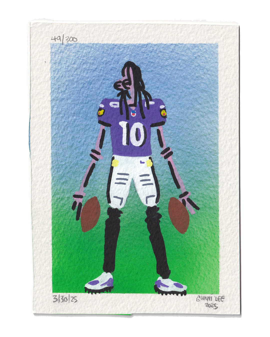 "Namaste to Hall of Fame" - Drawing  #49 of 300