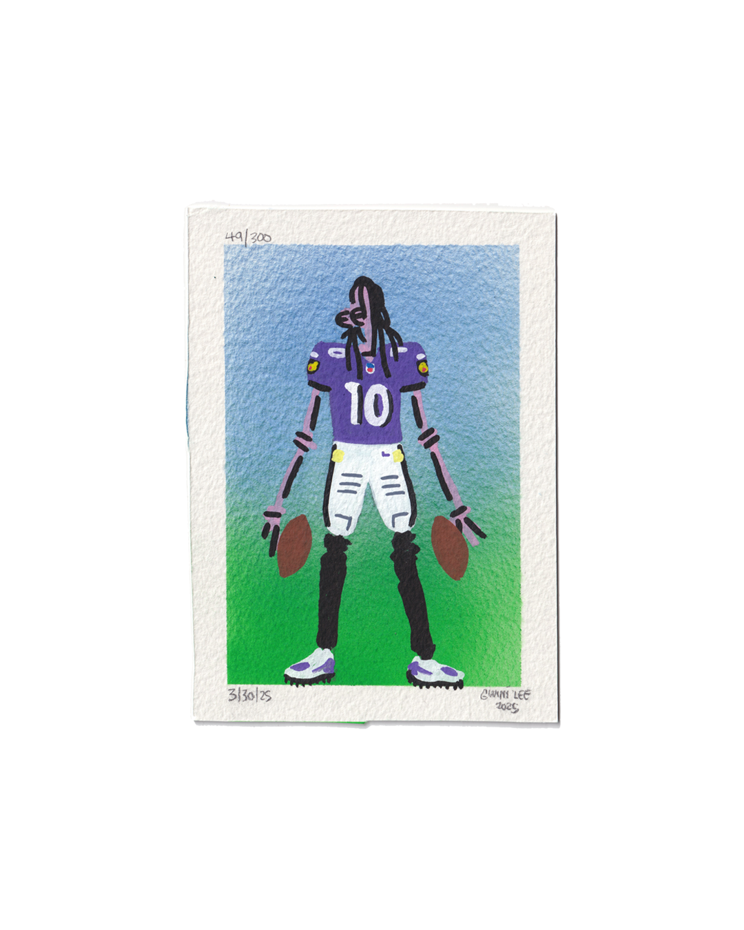 "Namaste to Hall of Fame" - Drawing  #49 of 300