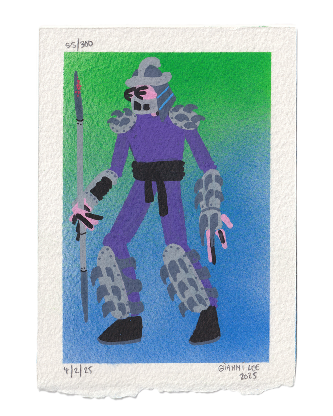"Oroku Saki" - Drawing  #55 of 300