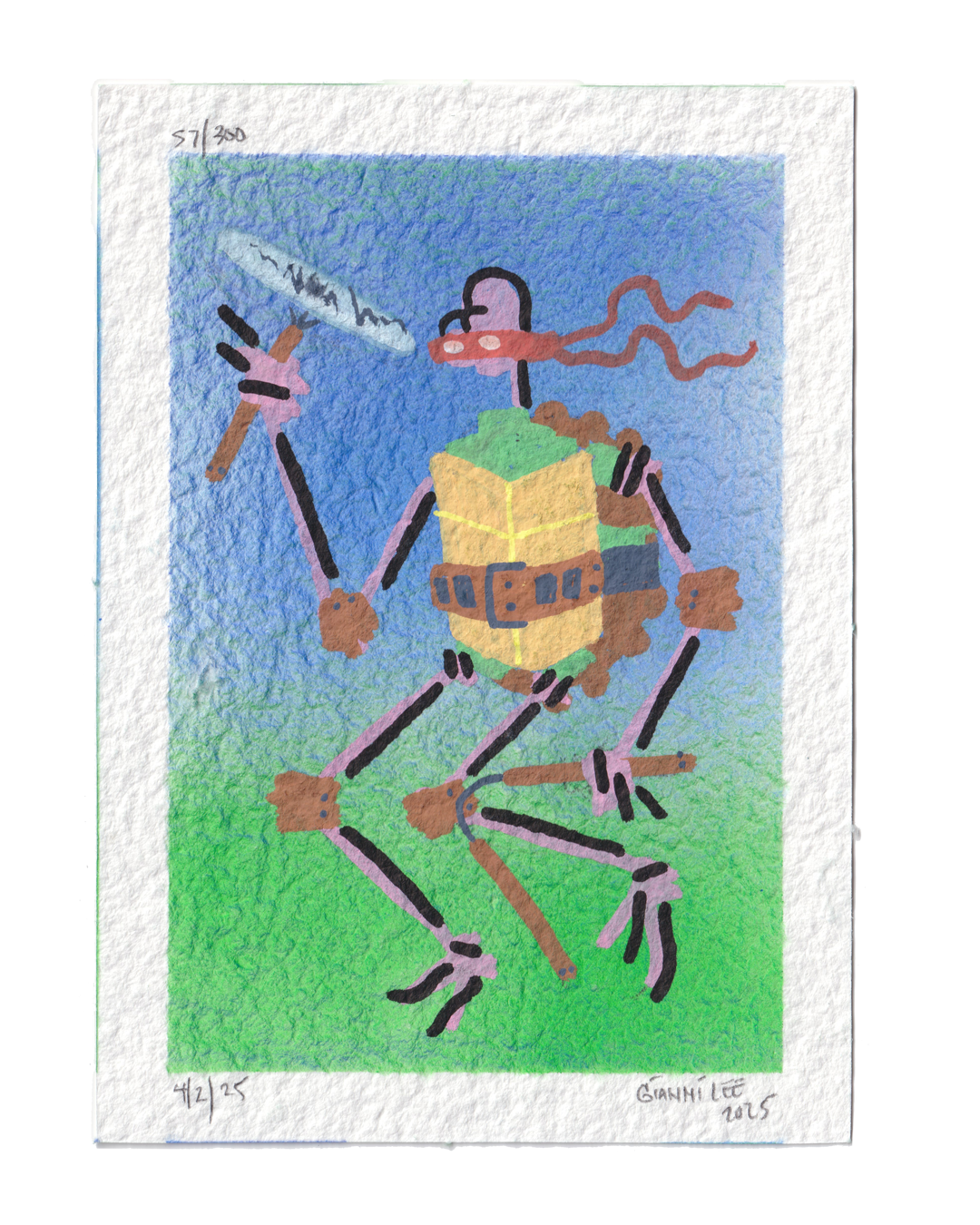 "Mikey or Michelangelo" - Drawing  #57 of 300