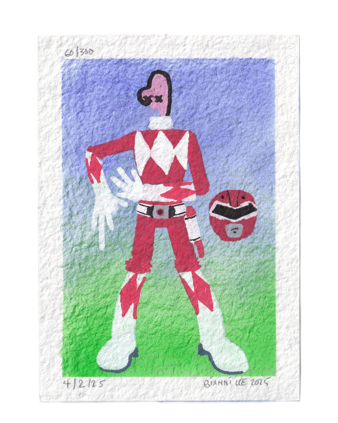 "The Original Leader in Red" - Drawing  #60 of 300