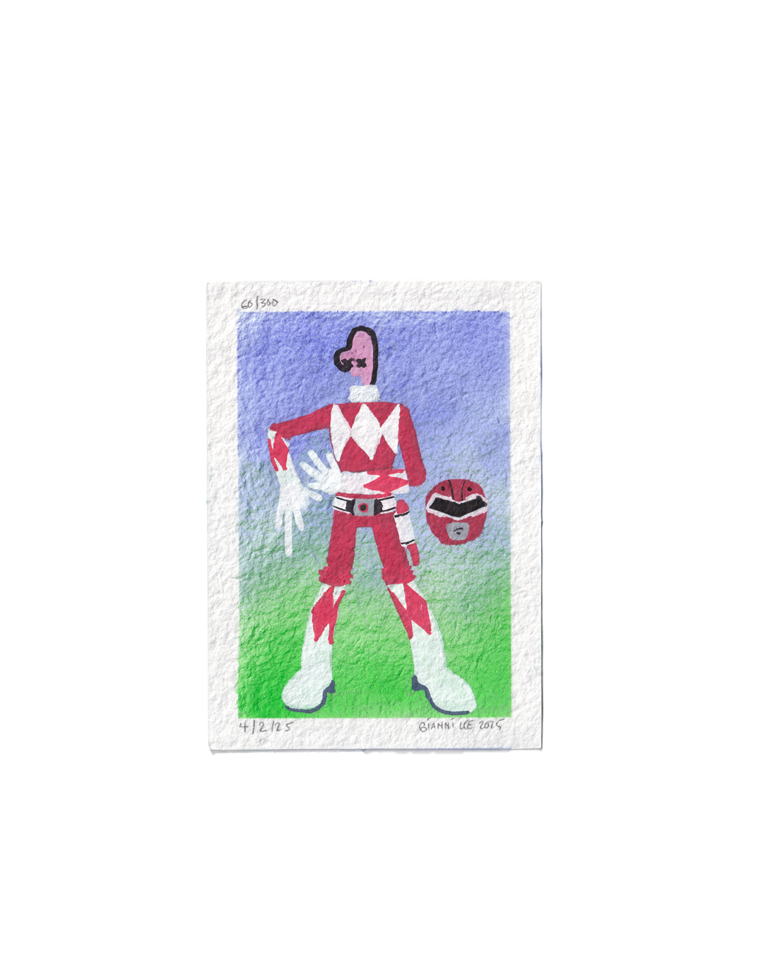 "The Original Leader in Red" - Drawing  #60 of 300