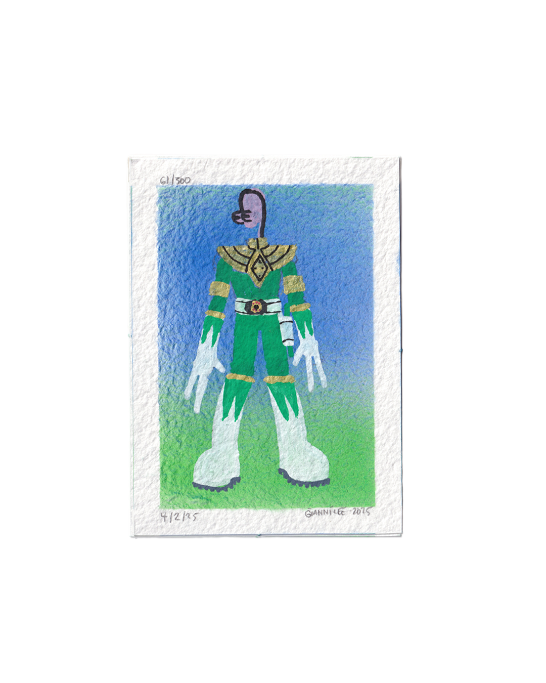 "Your Friend in Green" - Drawing  #61 of 300