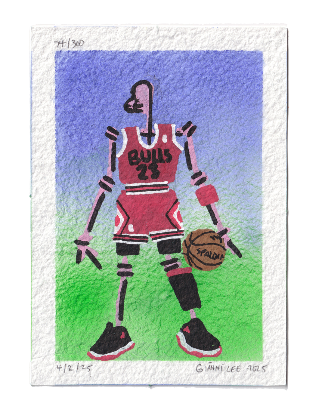 "The Goat 23" - Drawing  #74 of 300
