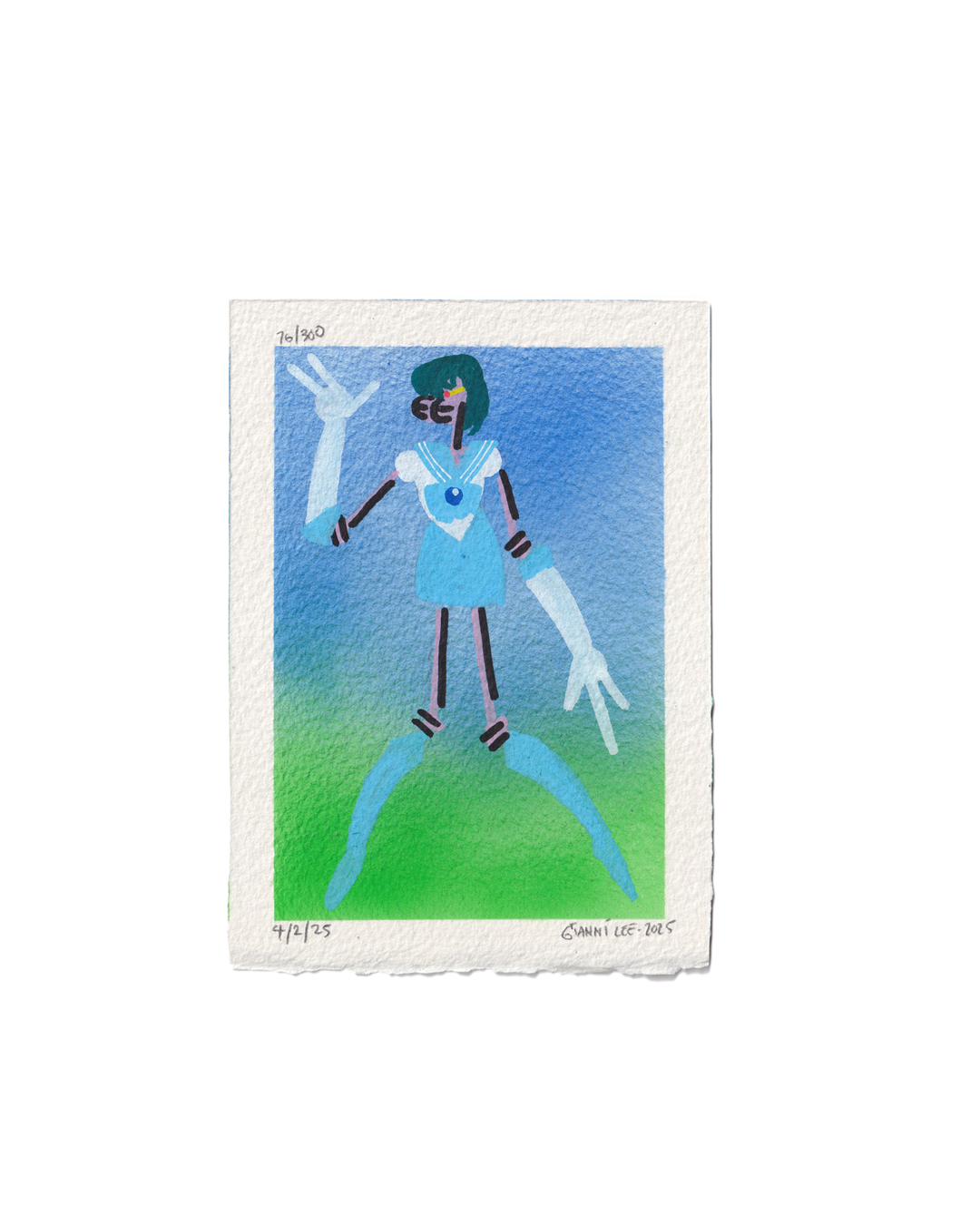 "Sailor Mercury" - Drawing  #76 of 300