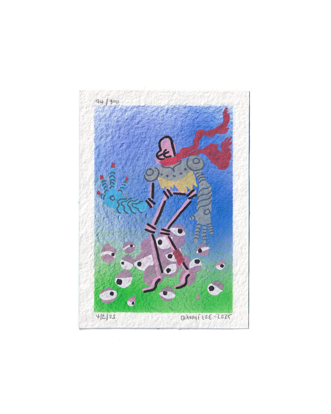 "A Sword-less Warrior" - Drawing  #94 of 300