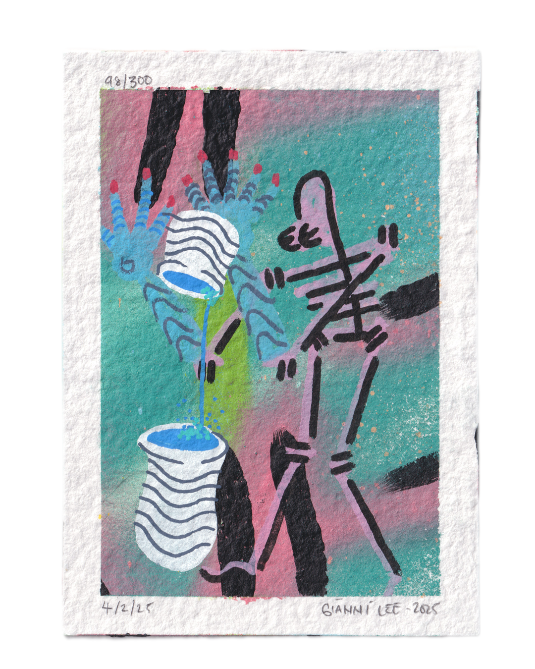 "Some Laundry" - Drawing  #98 of 300