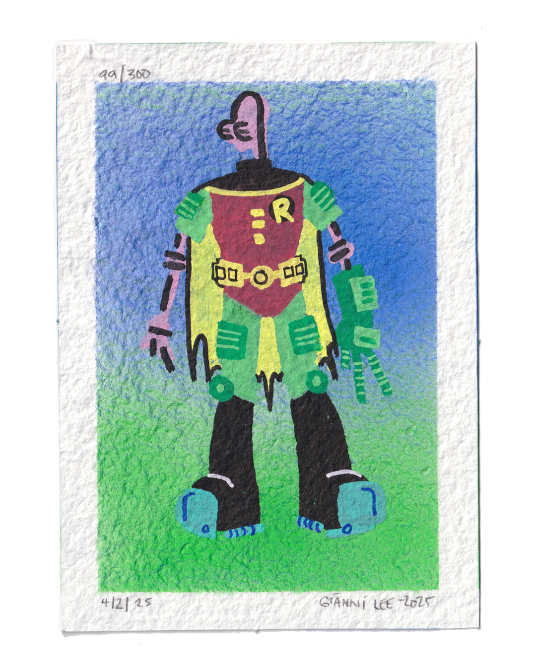 "The Boy Wonder" - Drawing  #99 of 300