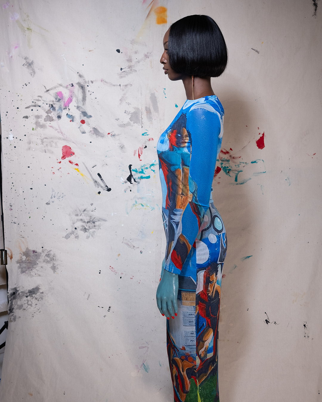 Salting The Earth: Archive Print Dress
