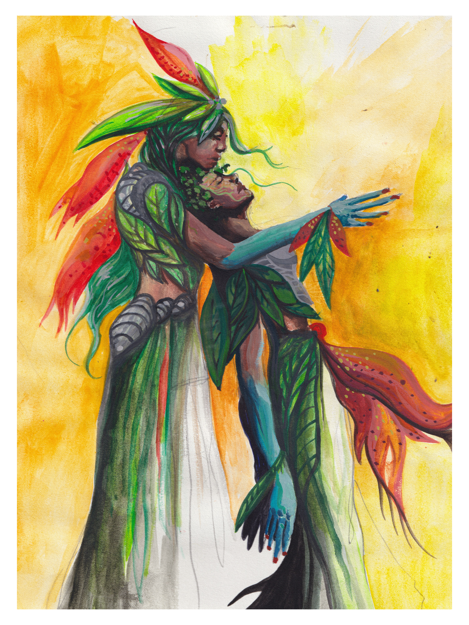 The Twins  — Limited Edition Fine Art Print - 18 x 24in