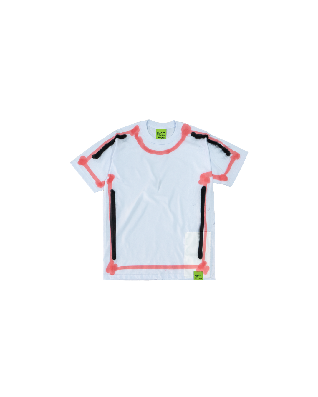 OUTLINED Shirt* - Plaster White